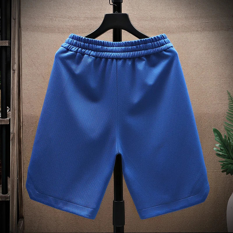 Summer running shorts for mens casual jogging sports shorts patch work drawstring loose sports shorts 250402
