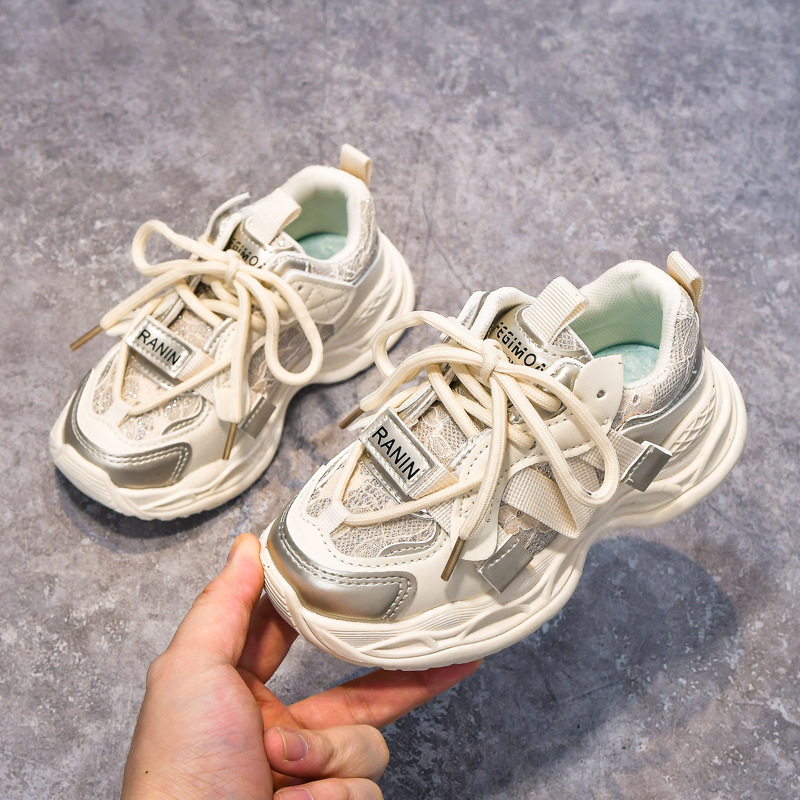 2025 Kids Sports Shoes Boy Girl Non-slip Lightweight Sneakers Toddler's Fourseason Breathable Kidszworld Children Casual Walking Shoes Size 22 - 