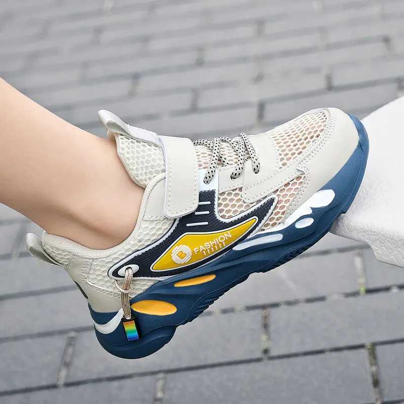 Vanmie Casual Sneakers for Kids Summer Mesh Sneakers Shoes Walking Running Shoes Boy Girls Children White Shoes W250407