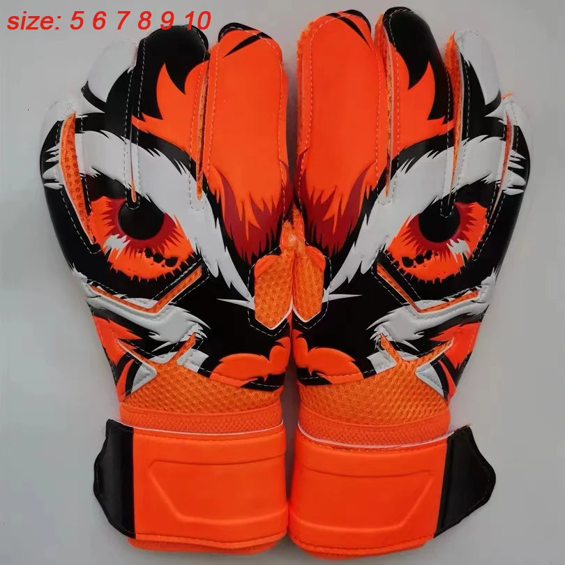 Kids and Adults Football Goalkeeper Gloves Thickened Soccer Goalie Gloves For 5 protective fingers are not detachable 250407