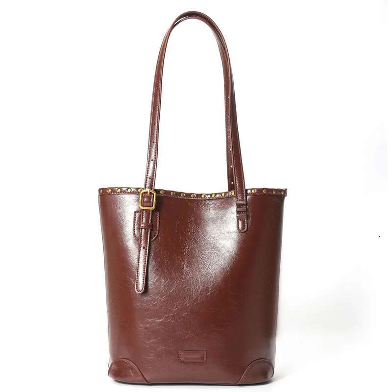 Composite Bags For Women Handbag Set 2025 Trendy Split Cowhide Leather Shopping Buchet Large Work Female Shoulder Bag