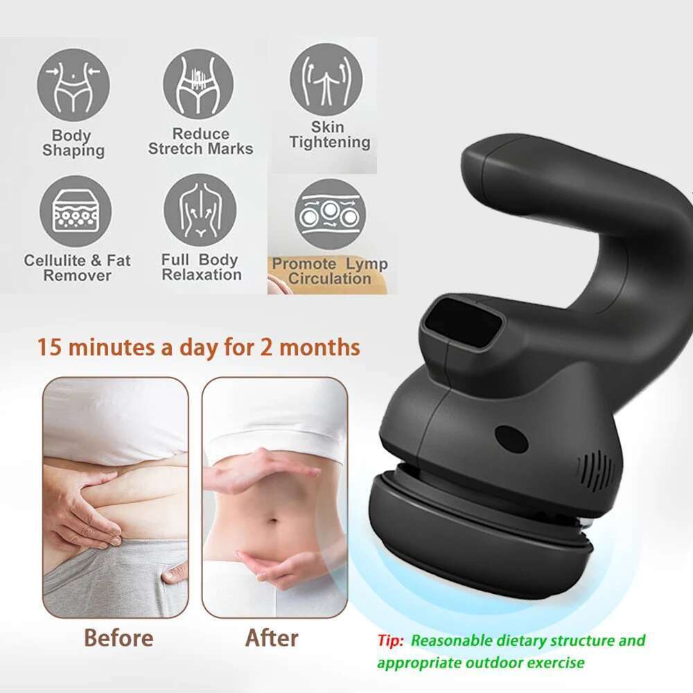 Fascia Gun Muscle Vibration Massage Fiess Fat Burner Massager Physiotherapy Anti-Cellulite Body Slimming Vibrating Penetration