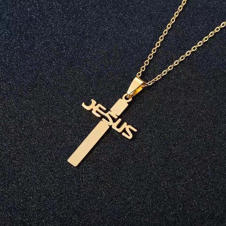 Hot selg stainless steel necklaces, trendy and personalized crosses, unisex pendants, jewelry accessories, necklaces