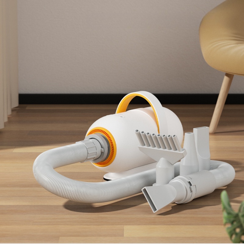 Versatile Pet Hair Removal System Blending Blowout Power and Suction Technology for Pets