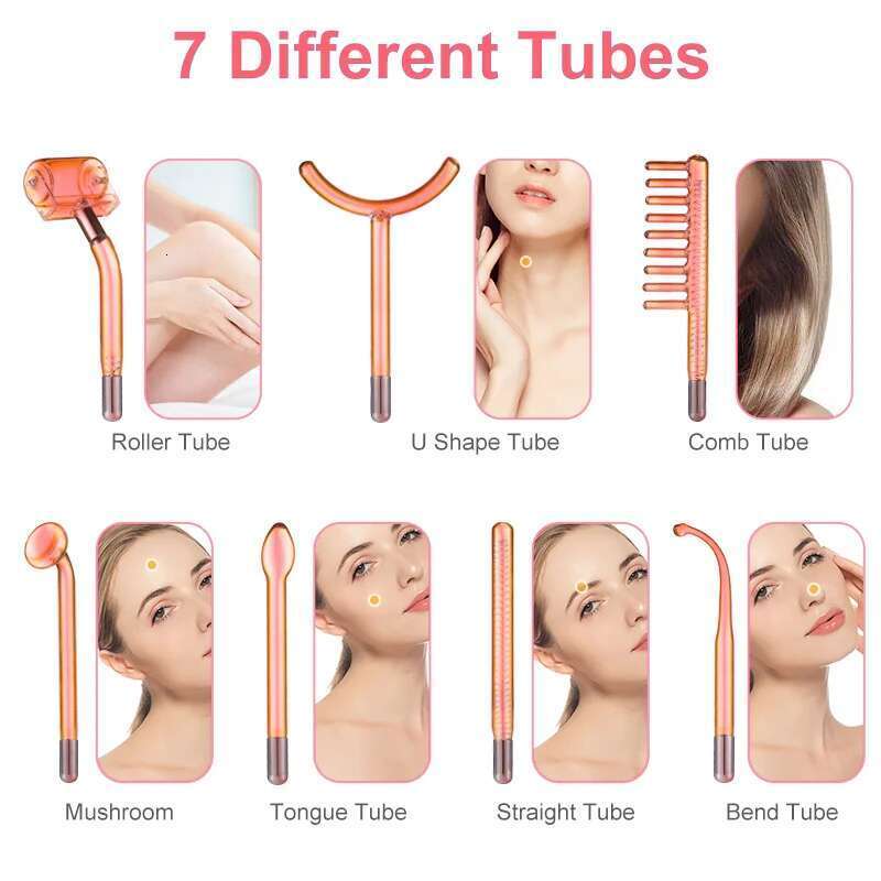 High Frequency Therapy Wand Professional Hine Care Skin Tightening Device Beauty Products Anti Wrinkle Face Clean