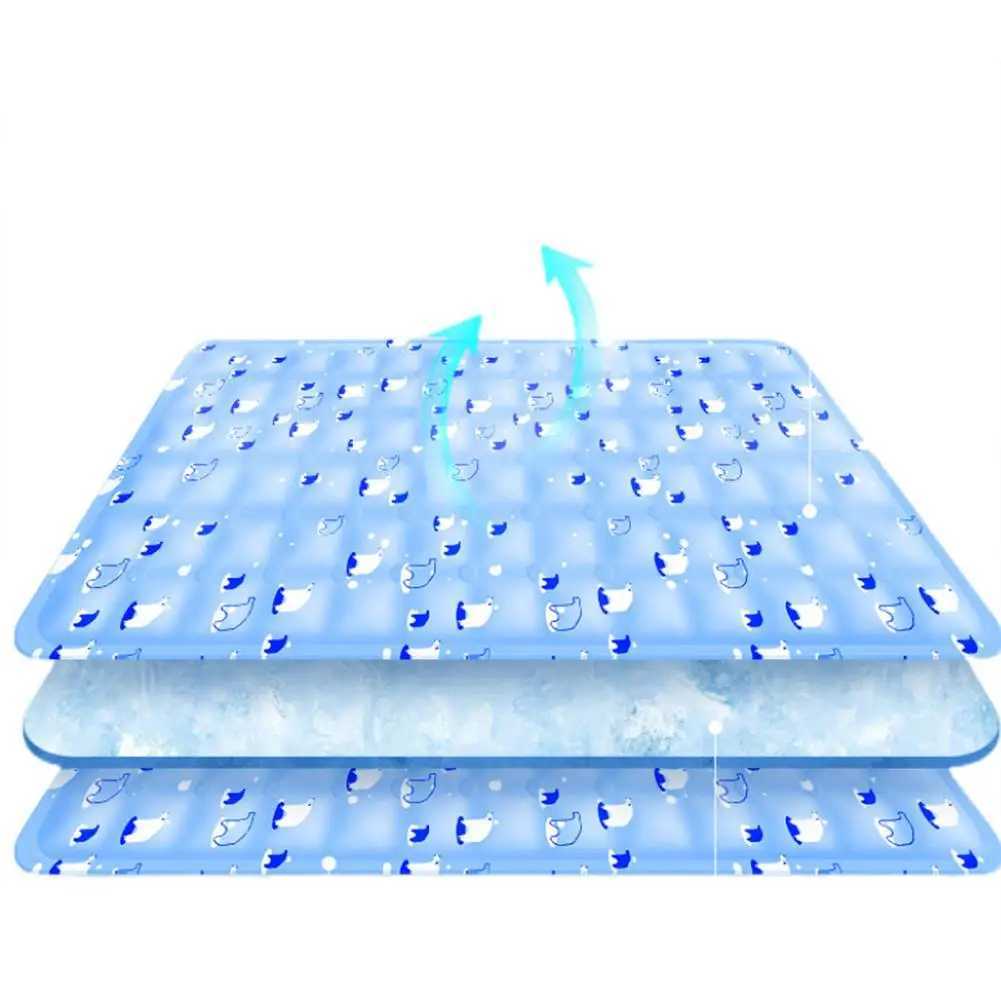 Pet Cooling Pad Durable Dog Summer Cooling Pad Breathable Dog Bed Washable Waterproof Cooling Pad Used for Pet Cat Sleep Mat Y250407