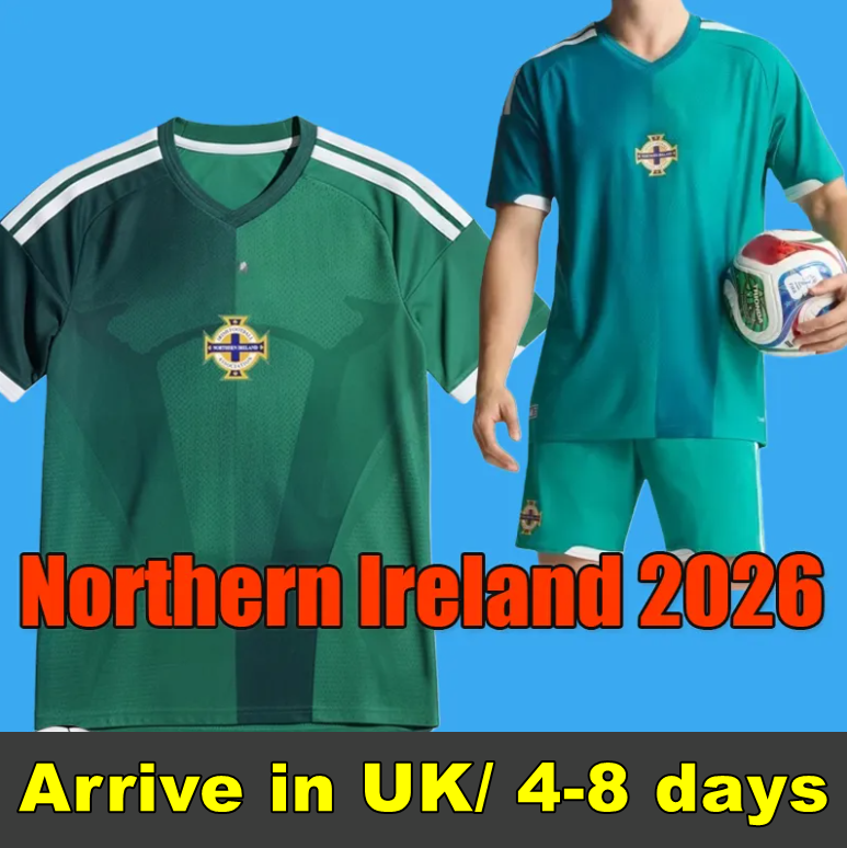 Northern Ireland jersey 2026 World Cup Mens Home away goalkeeper training uniform Fans player soccer jerseys mens kids football shirts green