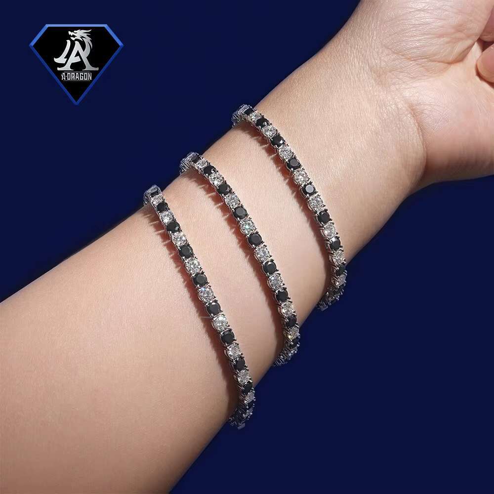 Exclusive High Polished Moissanite Tennis Bracelet VVS Clarity Gold-Plated Sterling Silver Designer Moissanite Tennis Bracelet