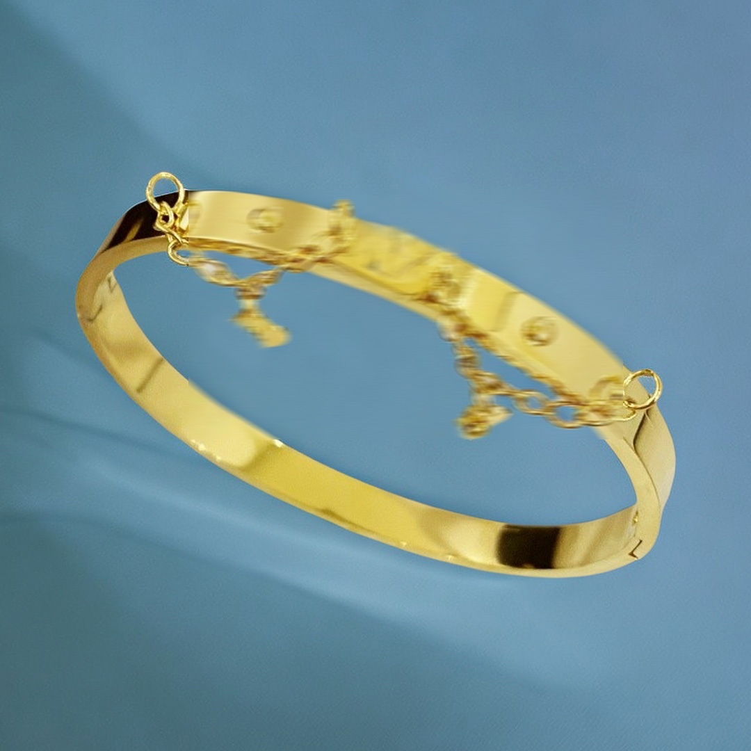 2025 Designer Bangles Bangle Luxury Charm Bracelets Women Pendant Letter Jewelry 18K Gold Plated Stainless steel Wristband Cuff Fashion Acce Abpi 66666