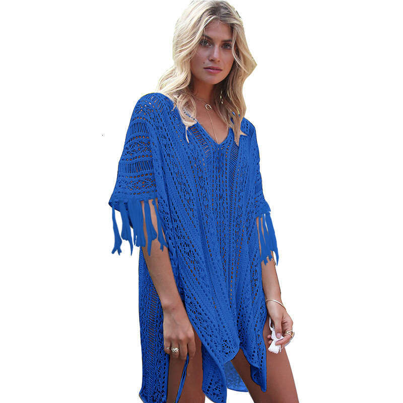 2020 European and American Bikini Hollow Beach Resort Hoodie Knitted Sunscreen Swimsuit Women's Anti Hiking 2025 New Casual Versatile Fashion Clo
