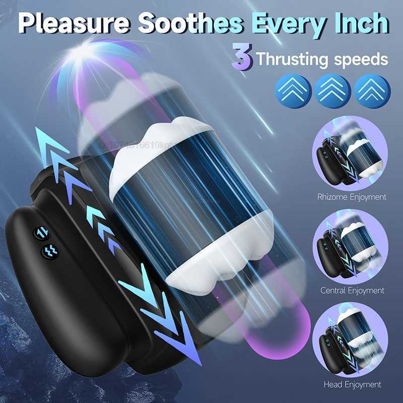 Male Masturbation Cup Male Penis Oral Sucking Machine Vagina Soft Tight Manual Trainer Machine Male Adult Sex ToyXJ250408