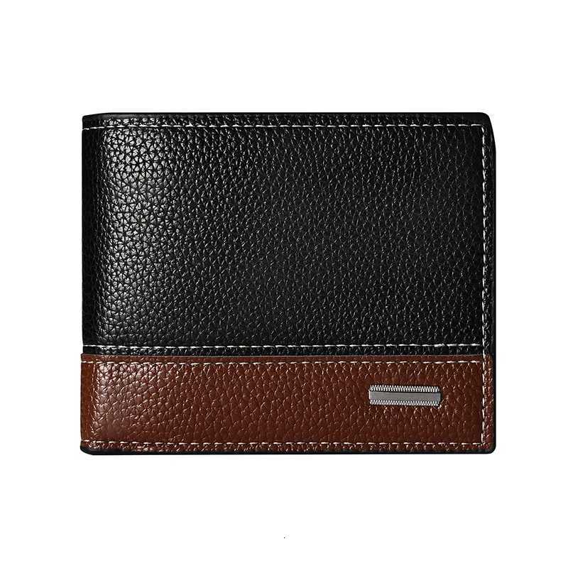 2025 PU Leather Men Wallets Male Bag Small Multifunctional Money Coin Purses Dollar Large Capacity Design Slim Casual Wallet H25110711