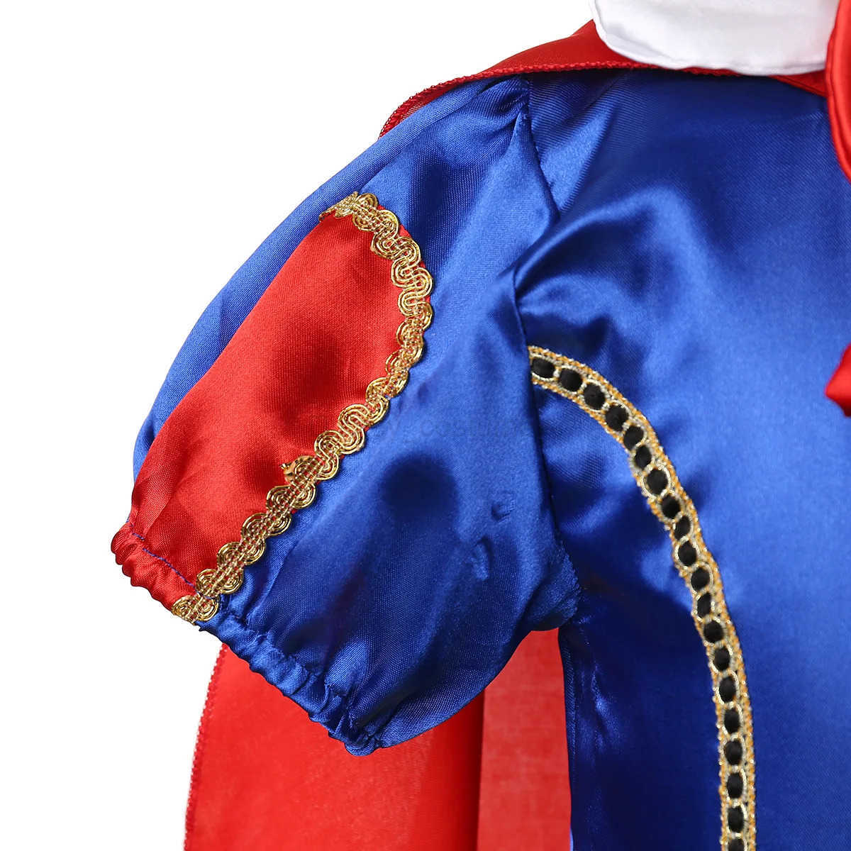 Disney 2024 Purim Carnival Princess costume lights up Snow White dress for girls birthday party illuminated LED ball dress for childrens role-playing 