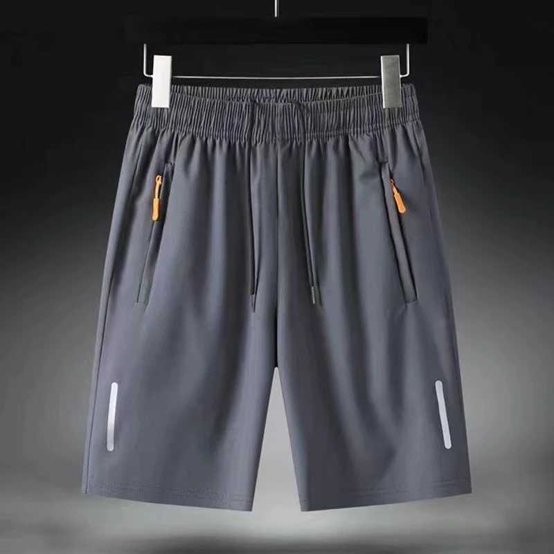 Fashion Casual Shorts Men Summer Breathable Board Shorts Running Jogging Mens Shorts Gym Fitness Sports Male Bottom Black 3XL XJ250605