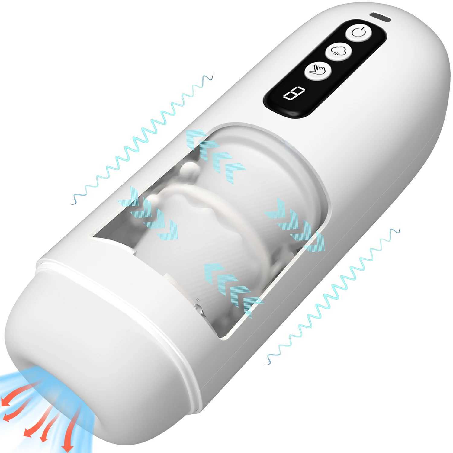 Automatic airplane cup mens retractable adult sex toy electric masturbation male doll artworkXJ250408