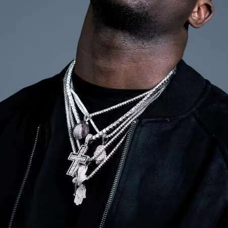 3mm 4mm 5mm 6mm Iced Out Necklace Sliver Ready to Ship Moissanite Tennis Chain