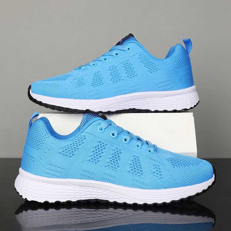 Ladies luxury brand running shoes breathable summer outdoor womens walking sports shoes colorful womens fitness training shoes W250407