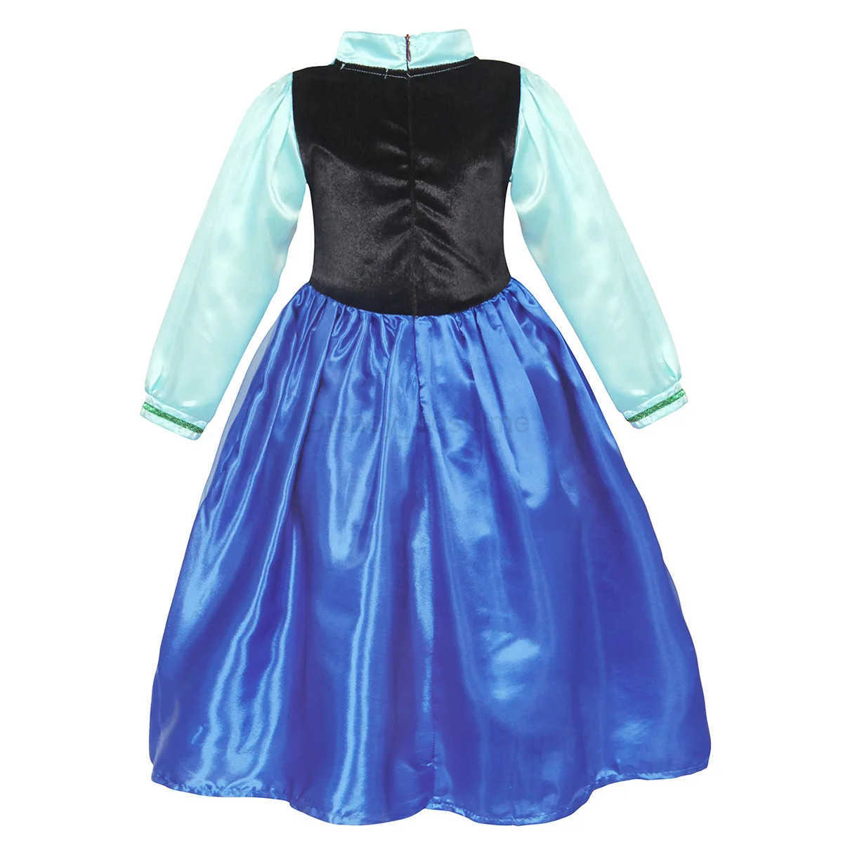 Disney Frozen Theme Girl Costume Snow Queen Elsa Anna Dress Fancy Halloween Disguise Party Birthday Cosplay Children Dresses X250408