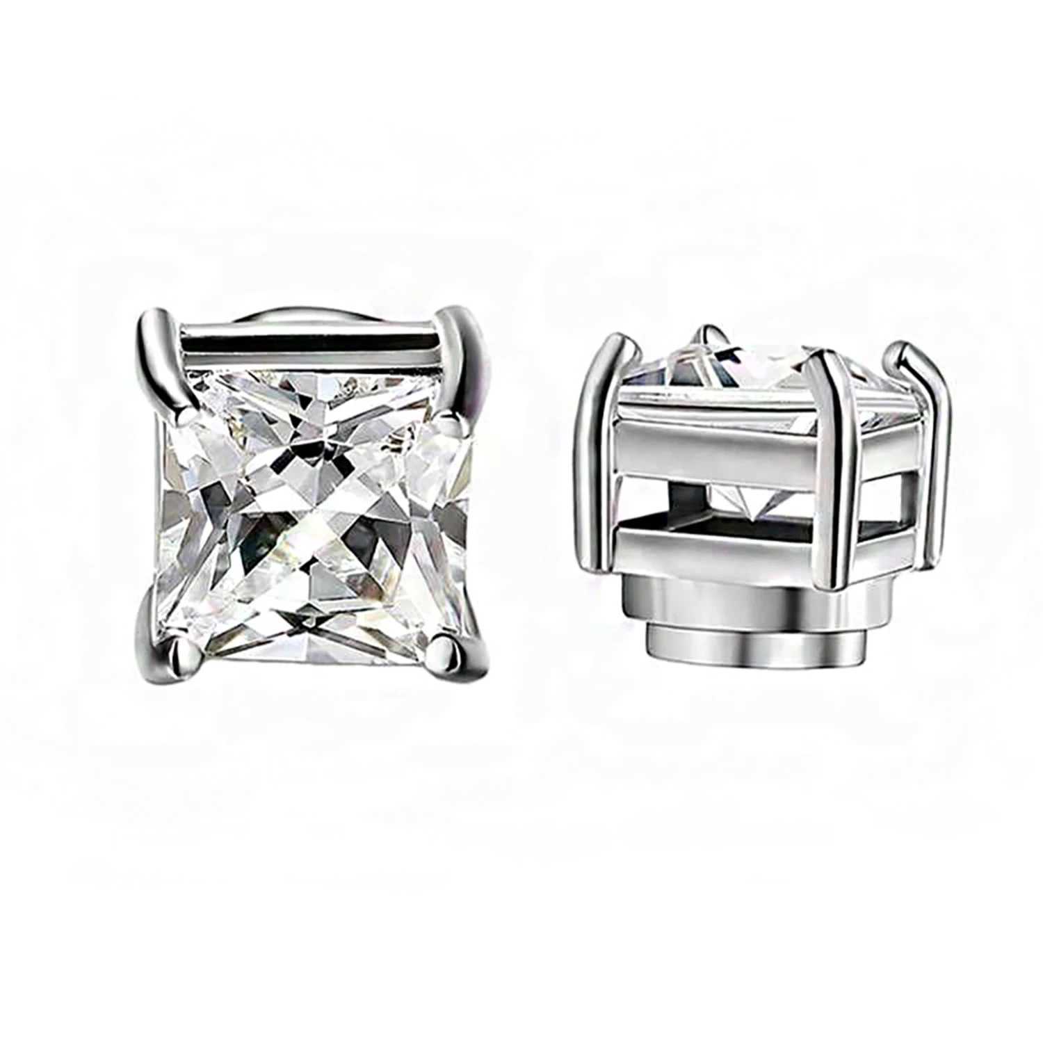 1PCS Non-pierced Magnetic Earrings for Men Women Magnet Ear Clips Ear Stud Earring No Ear Hole No Piercing Jewelry Boy Girl GiftC250407