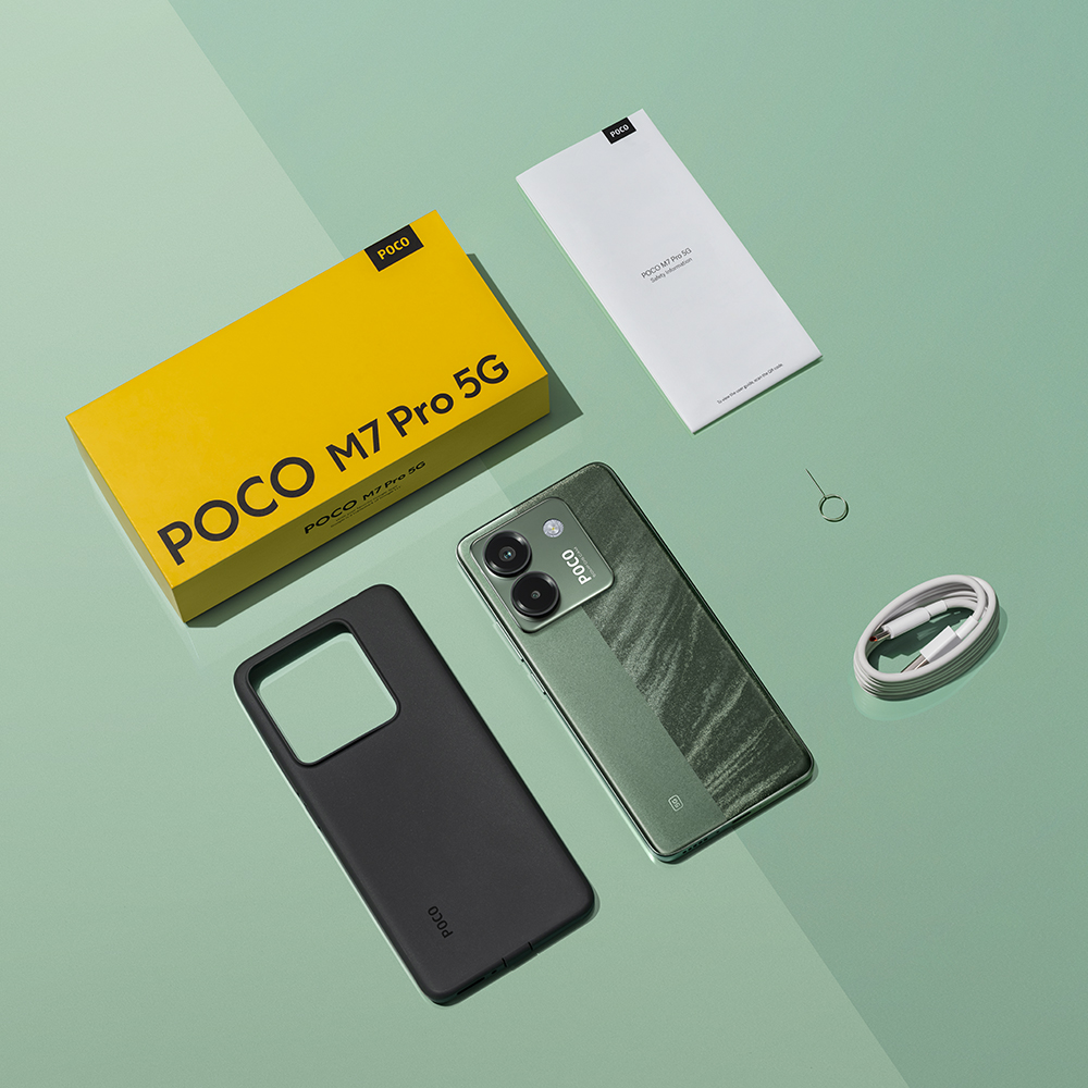 POCO M7 Pro 5G Global Version Dimensity 7025-Ultra 120Hz FHD+ Eye-care AMOLED Display 50MP camera with OIS NFC