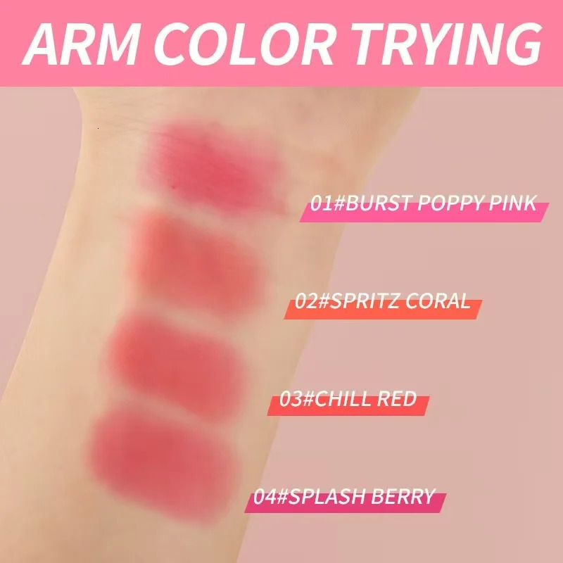 FORMBO multicolor jelly powder blusher stick used for face and lips twocolor lipstick to illuminate the complex 250325
