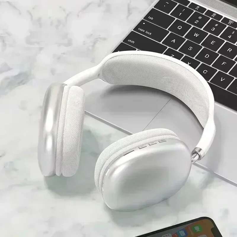 New P9Pro Max Wireless Bluetooth Headphones Noise Cancelg Mic Over Ear Sports Gaming With TF Card Slot Headset Earphone