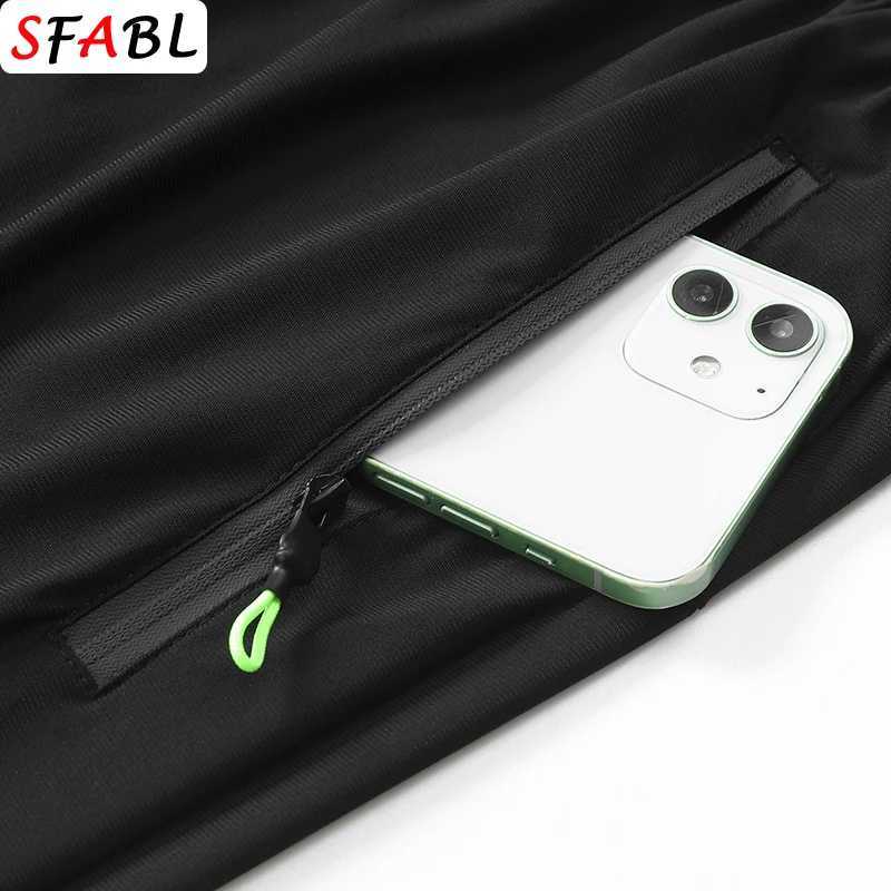 Summer loose sports shorts board shorts outdoor running jogging gym fitness casual shorts mens quick dry bottom black M-4XLXJ250407