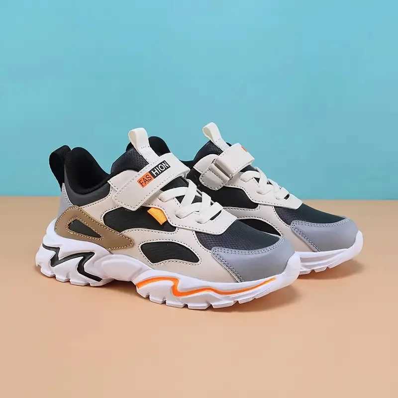 Boys Trendy Street Sle Short and Fat Shoes Comfortable Non slip Casual Sports Shoes for Children Outdoor Activities Childrens Sports Running Shoes W25