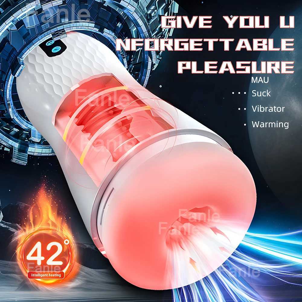 Sex toys automatic suction male masturbation cup vibrating oral sex machine heated masturbation adult masturbation productsXJ250408