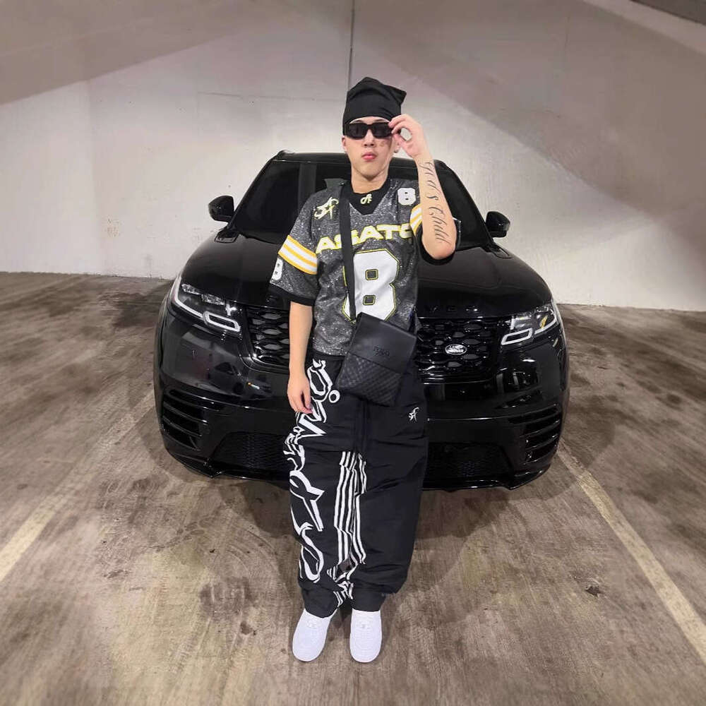 Fashionable, personalized, street high-quality top, hip-hop, ins style, unisex autumn T-shirt