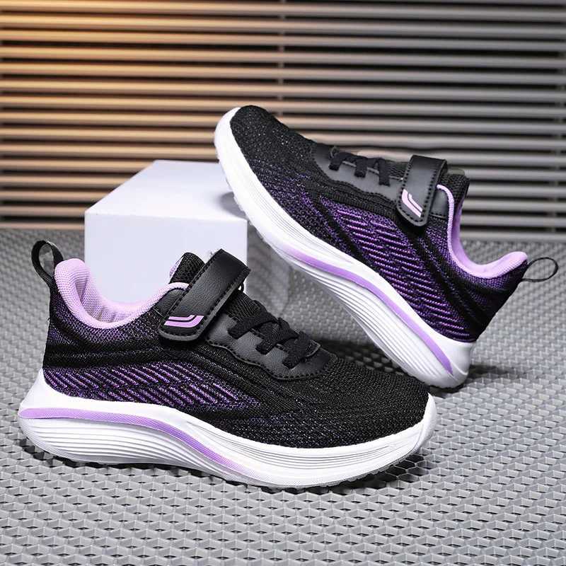 Childrens sports shoes for boys and girls running tennis shoes lightweight and breathable sports W250407