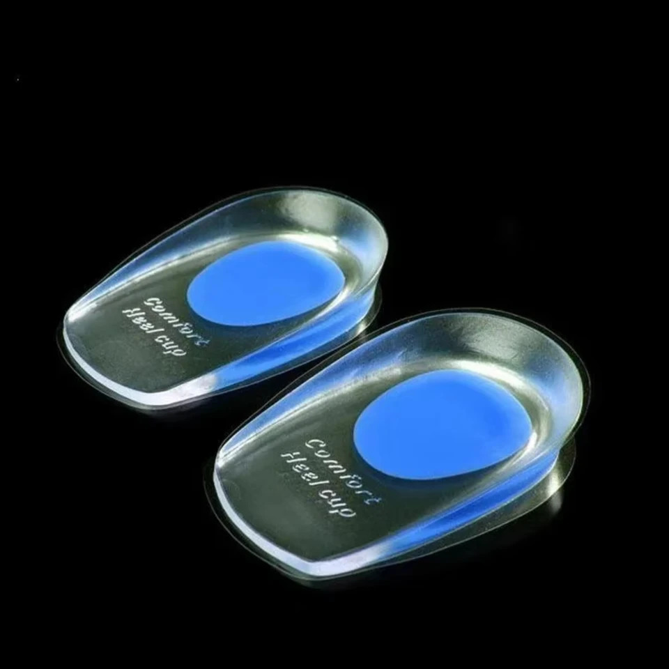 Soft Insoles Heel Spurs Pain Relief Foot Cushion Foot Massager Care Heel Cups Shoe Pads Height Increase Insoles Plantillas 250407
