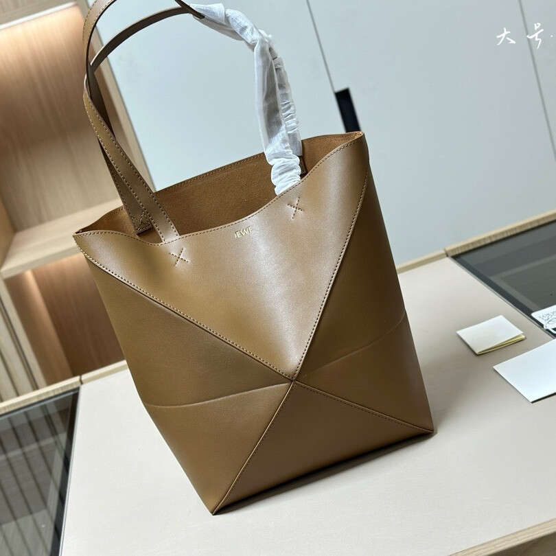 2024 New Luojia Puzzlefold Variant Folding Geometry Handheld Crossbody Large Capacity Tote Women's Bag
