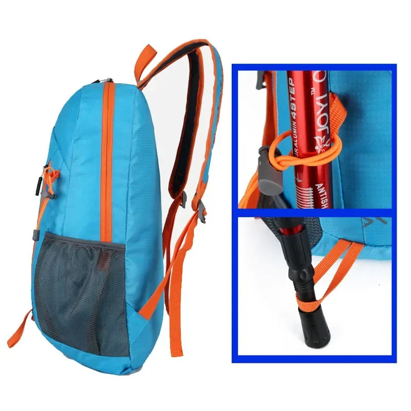 20L Ultralight Foldable Backpack Outdoor Climbing Cycling Travel Knapsack Hiking Daypack Portable Folding Mountaineering Bags 250407