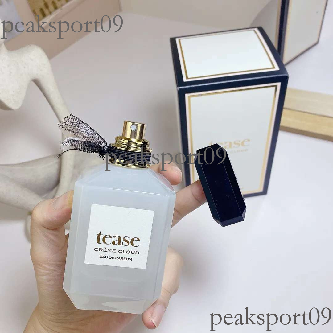 High Quality Secret Tease Perfume 100ml Creme Cloud Fragrance Woman Eau De 3.4oz Long Lasting Smell EDP Sexy Girl Women Lady Parfum Cologne Spray