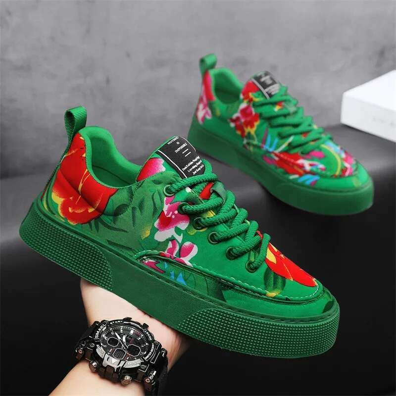 2025 New Tennis Sneaker Lace Designer Men's Thick Bottom Breathable Platform Walking Leisure Outdoor Skateboarding Shoes1