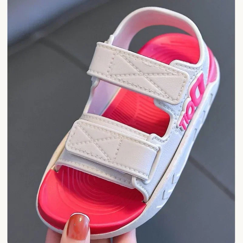 Summer Kids Sandals Baby Boys Shoes Girls Breathable Soft Sole Non-slip Rubber Boys Girls Sandals Toddler Childrens Shoes 250408