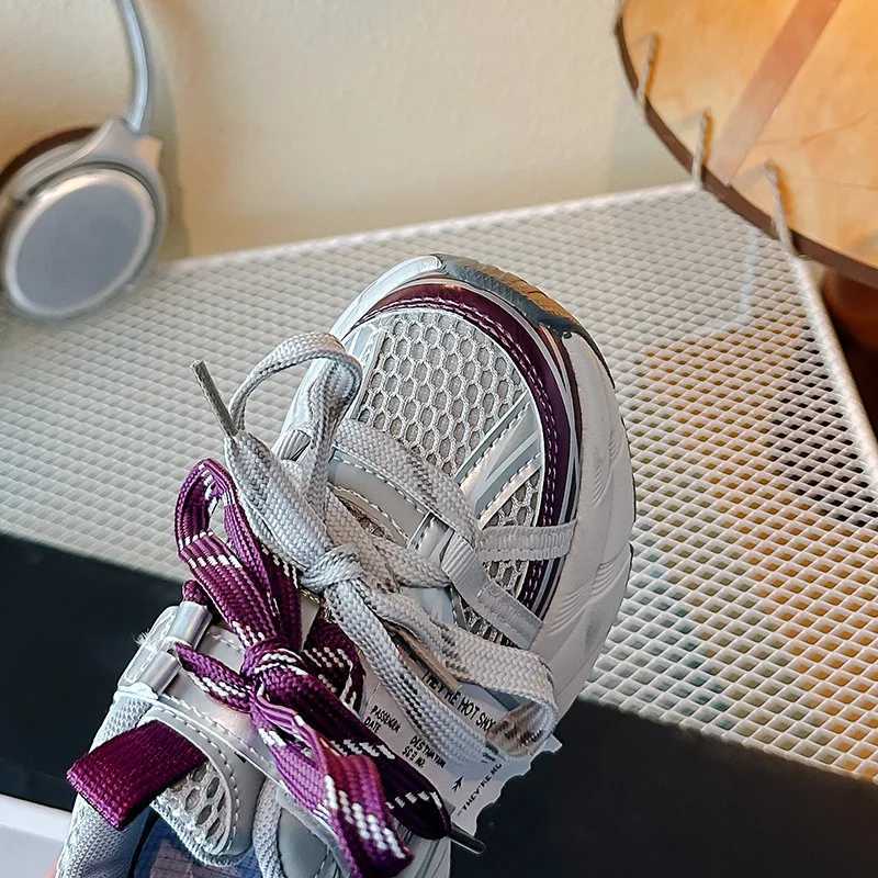 2025 Spring and Autumn New Childrens Casual Shoes for Girls and Boys Fashion Korean Sled Soft Bottom Anti Slip Edition Fashion Sports Shoes W250407