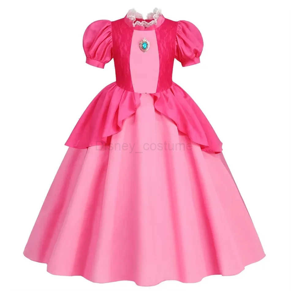 Disney Princess costume girl birthday girl mermaid costume Elsa costume children Cinderella cosplay long haired princess disco 4 5 6 7 8 10 years X250