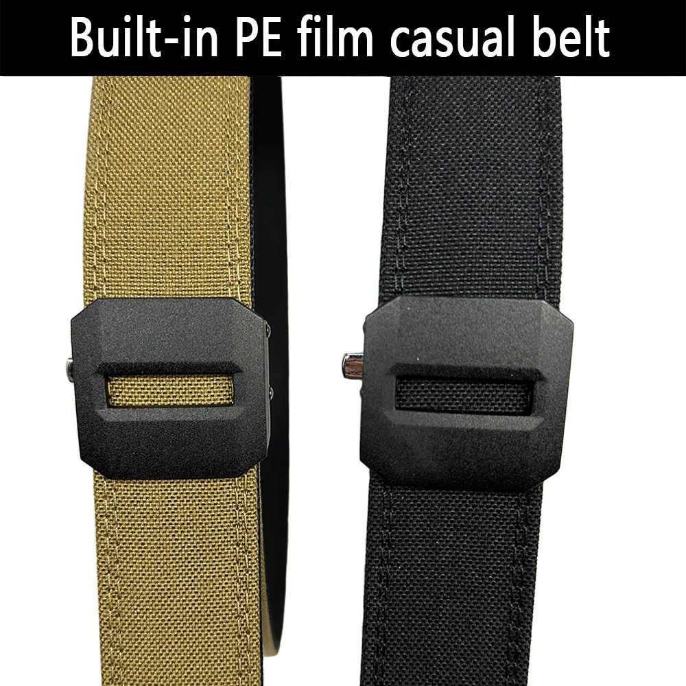 TUSHI Thickened Hard Tactical Belt For Men Gun Belt Duty Military Belt Outdoor Casual Sturdy Girdle IPSC Accessories 250403