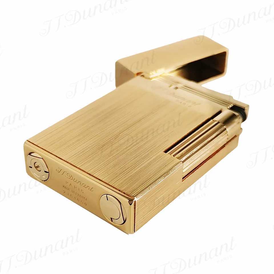 2024 New JT Dunant Lighter Bright Sound Brushing Metal Cigar Tool Fashion Outdoor Tobacco Small Tool Birthday GiftXJ250407