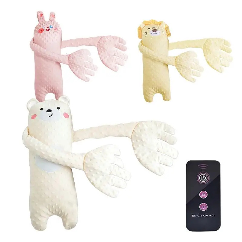 Cartoon Baby Sleep Aid Soothing Hand Pillow Pacify Doll Hand with Remote for borns Toddler Sleeping Comfort Patting doll 250407