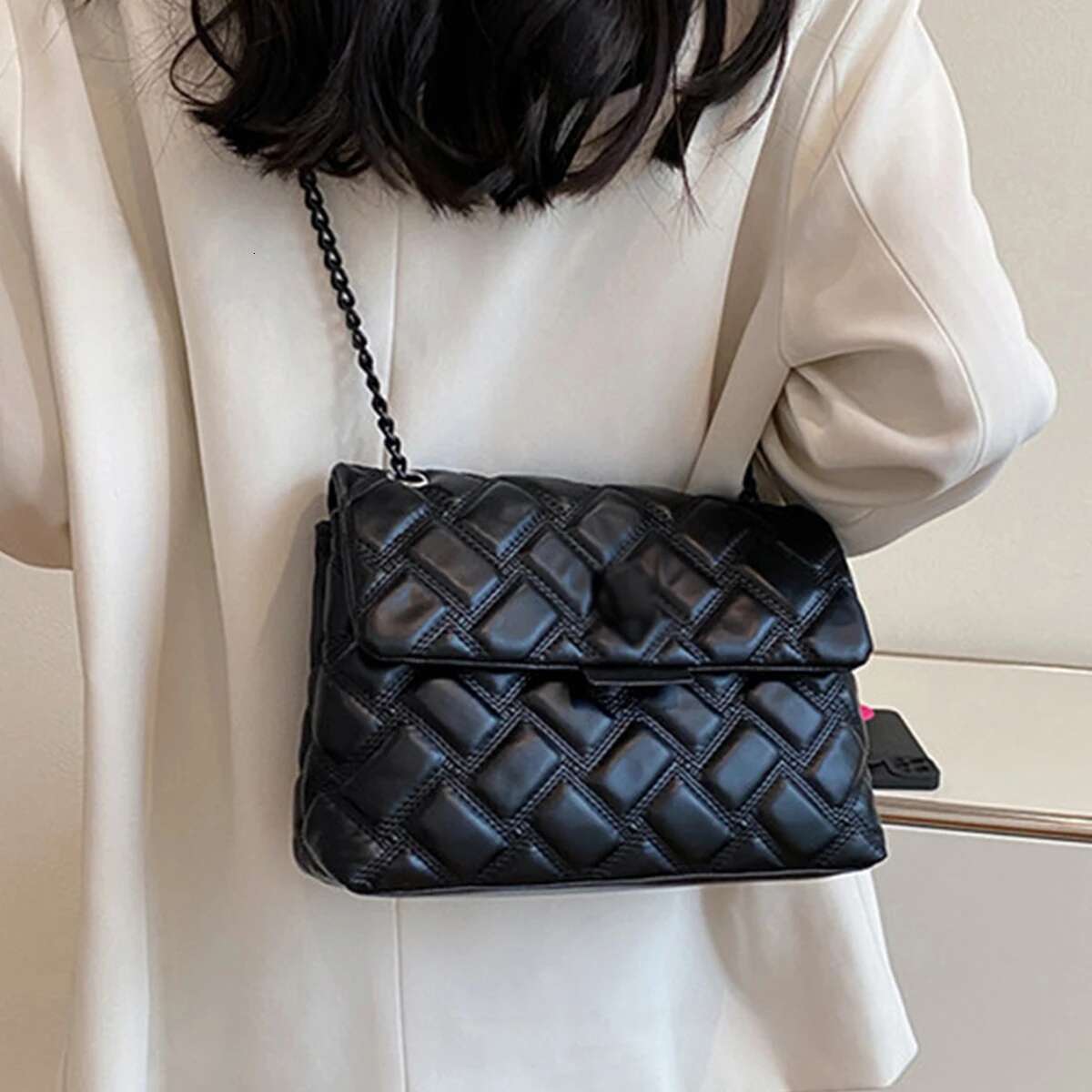 Elegant Women s Designer Leather Shoulder Bag Stylish Chic Vintage Crossbody Purse For Dinner Daily Glamour Lzt