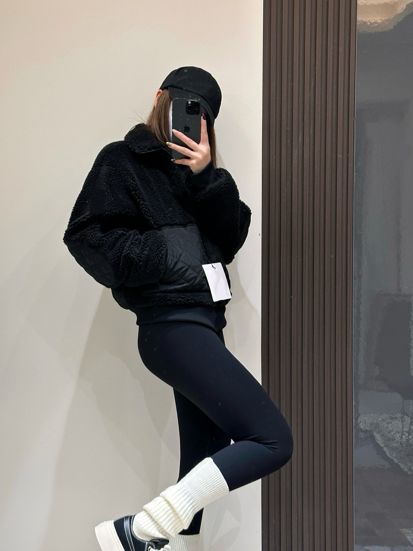 women jacket new design sheepskin autumn and winter warm-keeping brown white Sports Jacket zipper design