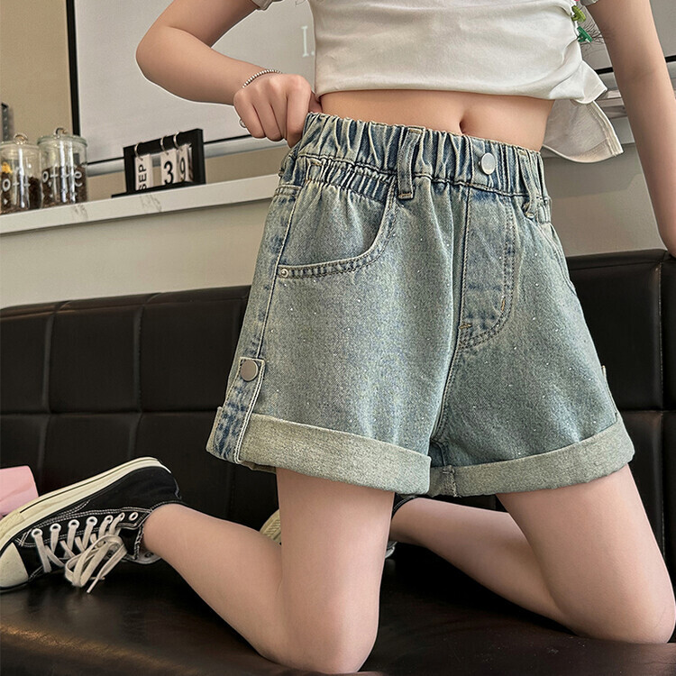 Ddmyshoesvip Girls Short Sleeved Summer New Internet Celebrity Explosive Street Top Medium And Large Half Sleeve Western Style Loose Children S Long T