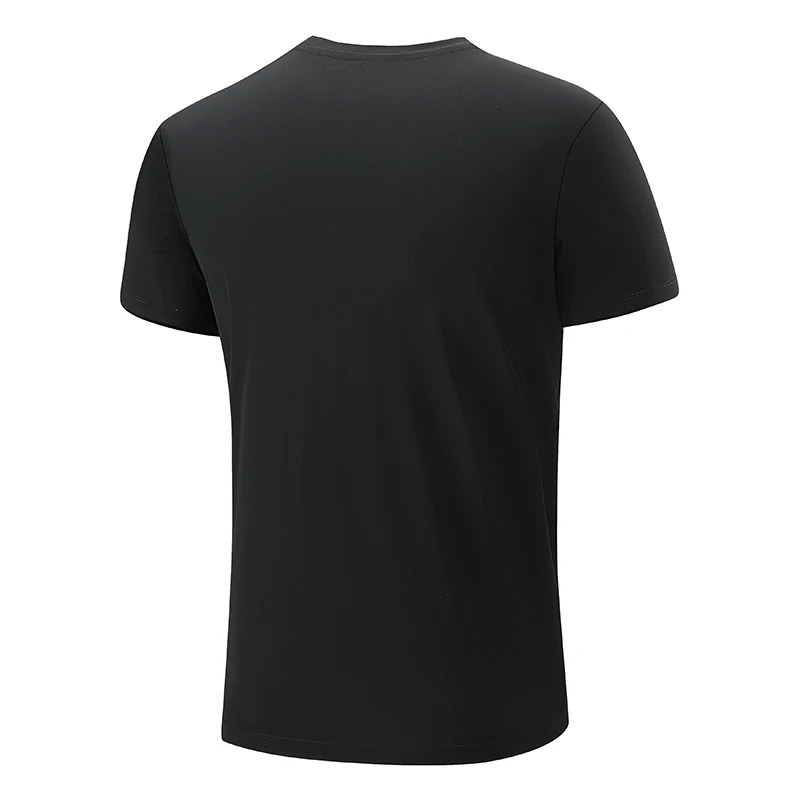 80% Nylon Cool Ice Silk Quick Drying Fashion T-shirt for Men Short Sleeve Summer Casual Black Green Oversized 7XL 8XL Top T-shirt 250402