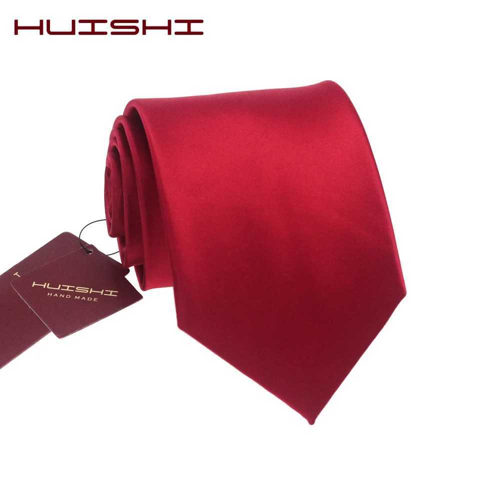 Elegant Classic Mens Tie Red 8cm Necktie Solid Red Waterproof Ties 6CM For Man Business Wedding Gifts Party Suit Accessories X250407