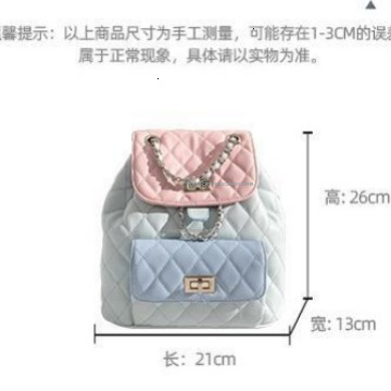 2025 Designer's New Women's Bag K JANKLE Premium Backpack with Small Fragrance Chain Fashion Trend Multi functional Women's Bag