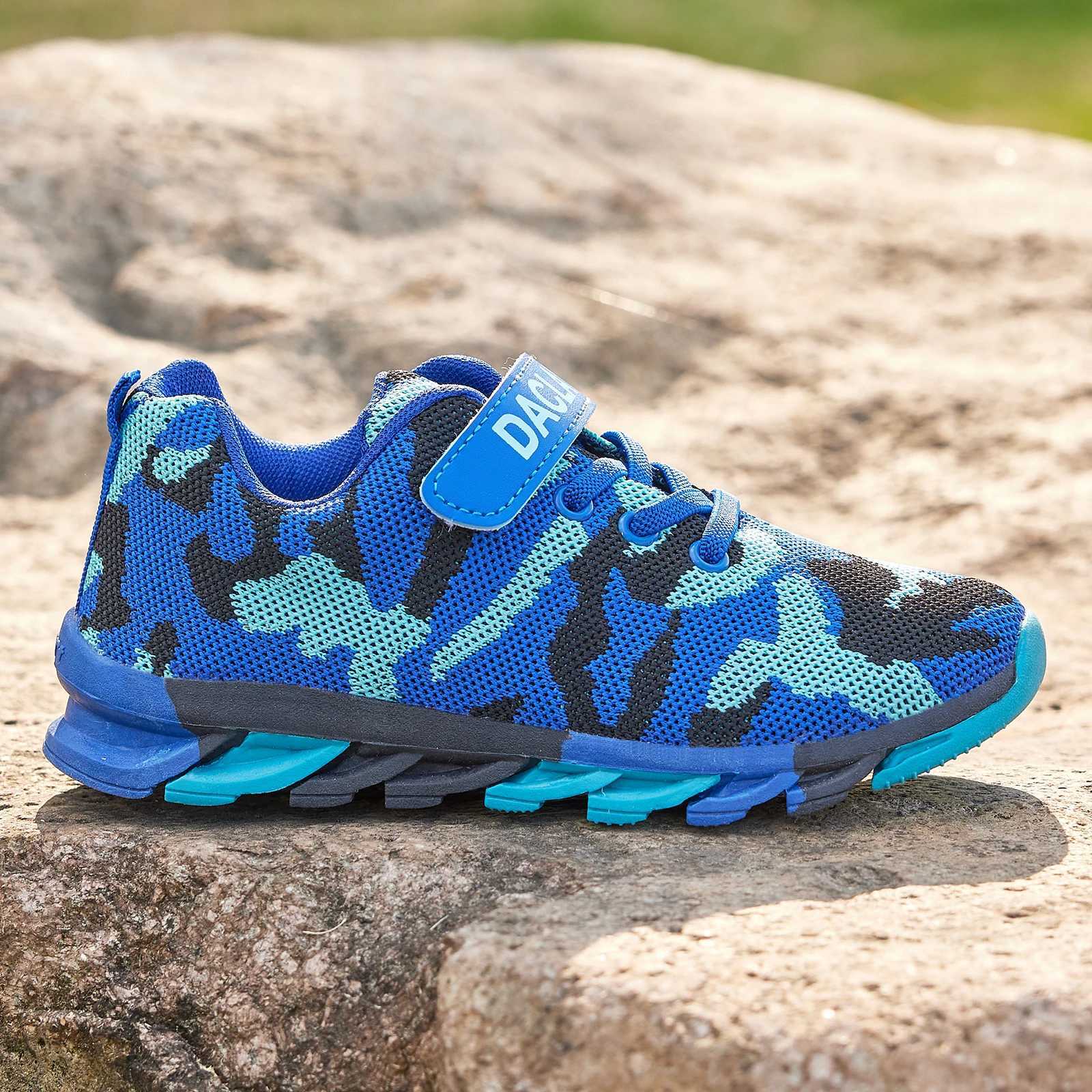Childrens shoes running girls and boys school spring leisure sports breathable and anti slip sports shoes basketball W250407