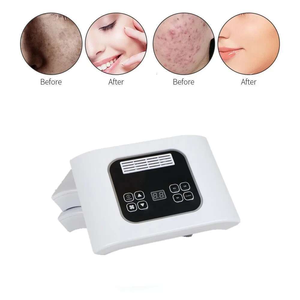 Dropshipping 7 Colors PDT Photodynamic Therapy Heating Beauty Device LED Facial Mask Acne Removal Anti Wrinkle Lighten Spots